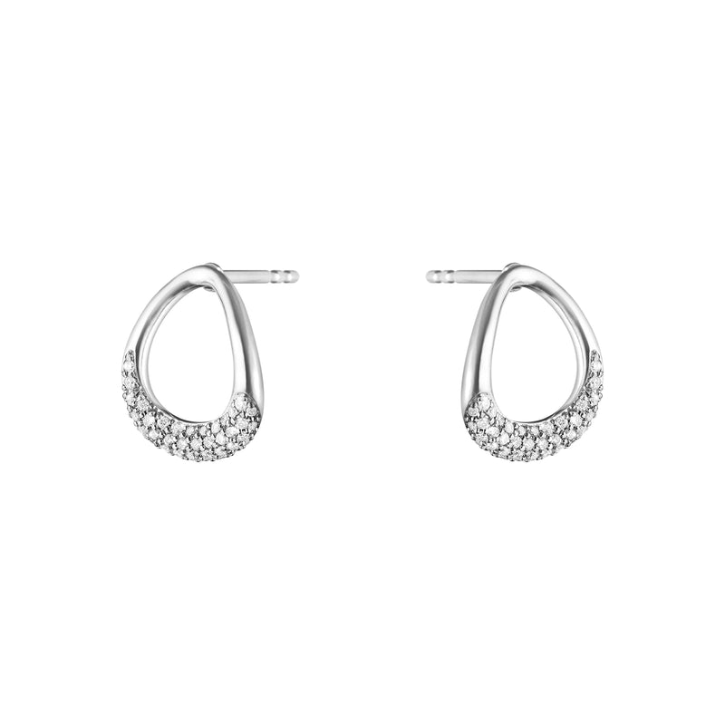 Georg Jensen Offspring Øreringe Sølv m. Brillanter