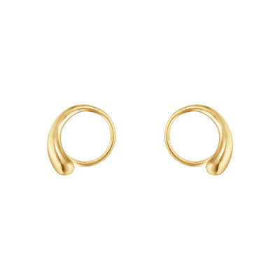 Georg Jensen Mercy Swirl Øreringe  18 kt. Guld