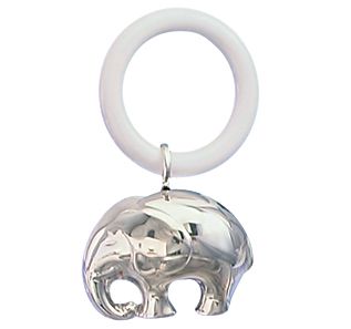 Noa Kids Rangle - Forsølvet m. Elefant