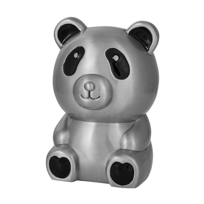 Noa Kids Sparebøsse - Fortinnet Panda m. Sort Lak