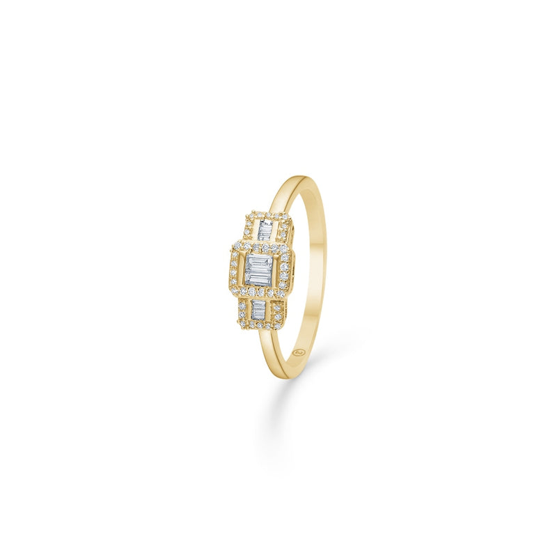 Mads Z - Estelle Ring - 14 kt. Guld m. Diamanter