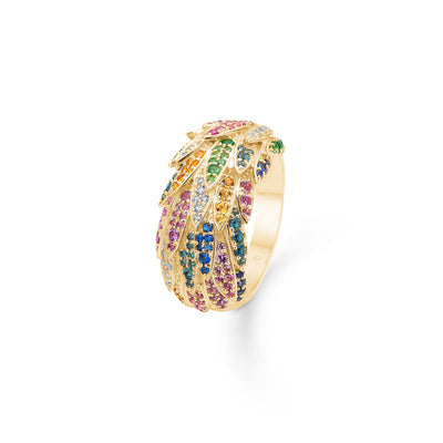 Mads Z Papageno Limited Edition Ring - 14 kt. Guld m. Ædelstene