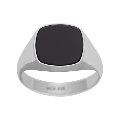 Son of Noa Herre Ring Sølv m. Sort Onyx