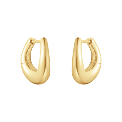 Georg Jensen Offspring Small Creol Øreringe 18 kt. Guld