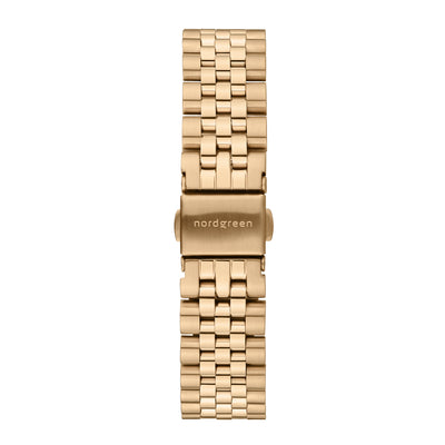 Nordgreen - Philosopher Christopher Unisex Ur - Guld m. Lænke