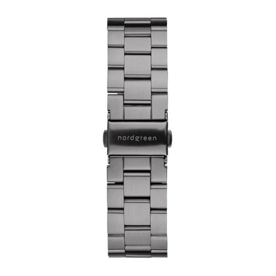 Nordgreen - Philosopher Herre Ur - Stål/Gun Metal m. Lænke