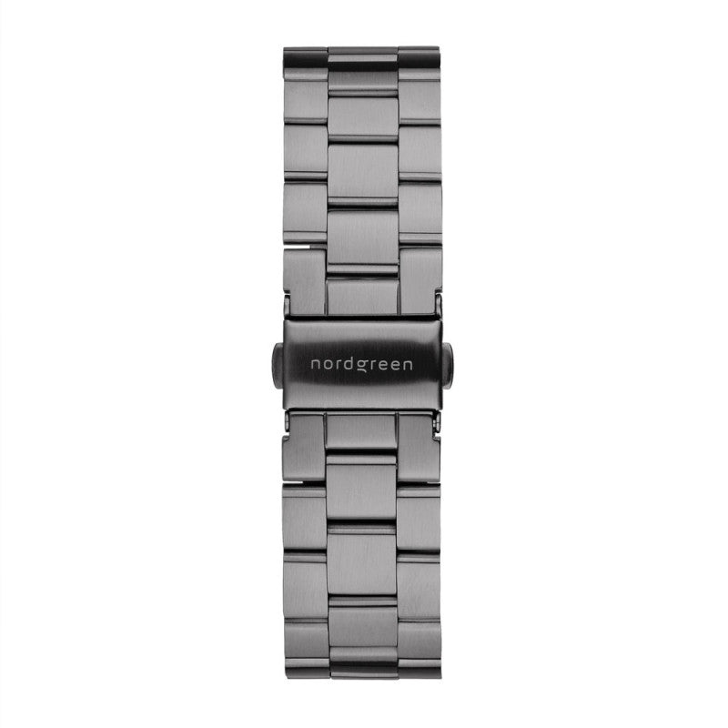 Nordgreen - Philosopher Herre Ur - Stål/Gun Metal m. Lænke