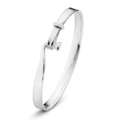 Georg Jensen Torun Armring Sølv m. Brillanter