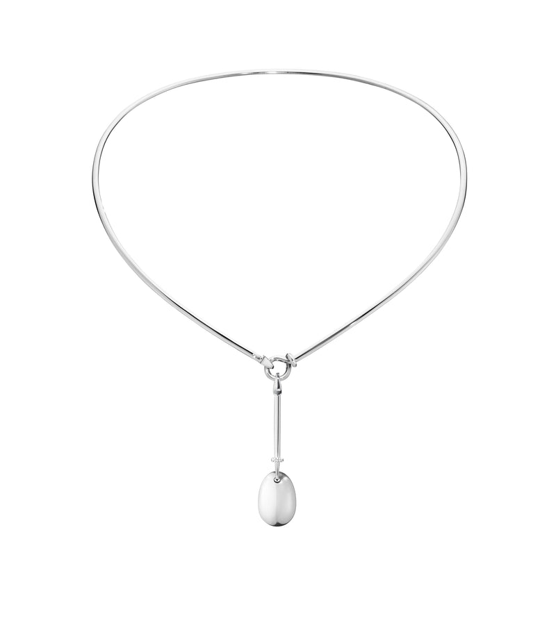 Georg Jensen Dew Drop Vedhæng Sølv m. Diamanter