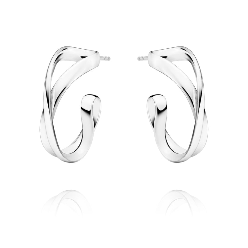 Georg Jensen Infinity Creoler, Small - Sølv