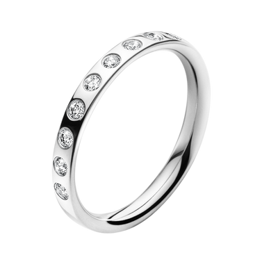 Georg Jensen Magic Ring 18 kt. Hvidguld m. Diamanter