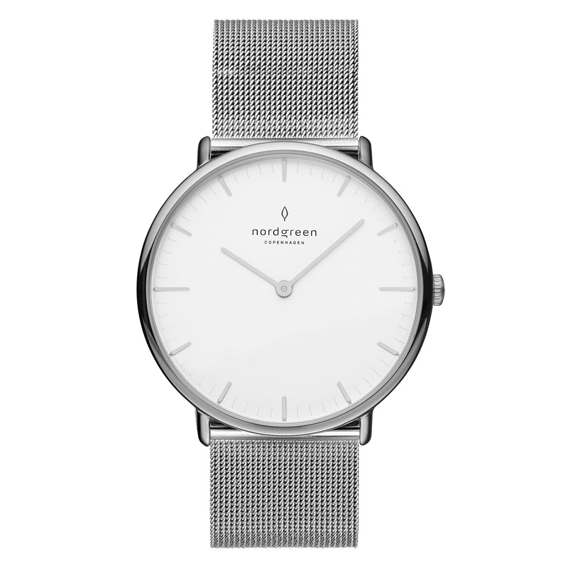 Nordgreen - Native Unisex Ur - Stål m. Mesh Lænke
