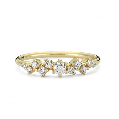 Nuran - Twinkle Ring - Guld 14 kt. m. Brillanter