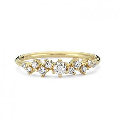 Nuran - Twinkle Ring - Guld 14 kt. m. Brillanter