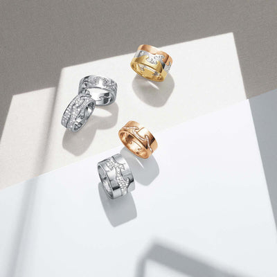 Georg Jensen Fusion End Ring 18 kt. Rosaguld
