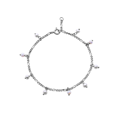 Maanesten Lula White Armbånd Sølv