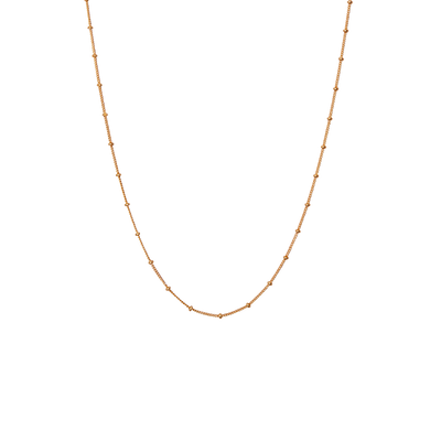 Maanesten Nala Choker Halskæde Forgyldt Sølv