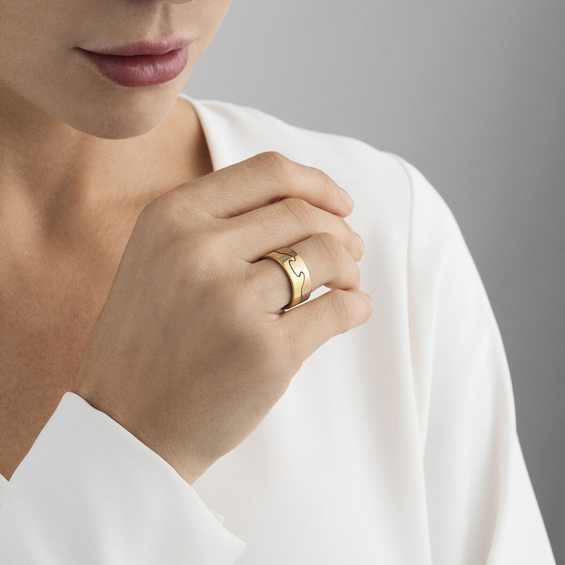 Georg Jensen Fusion End Ring 18 kt. Rosaguld