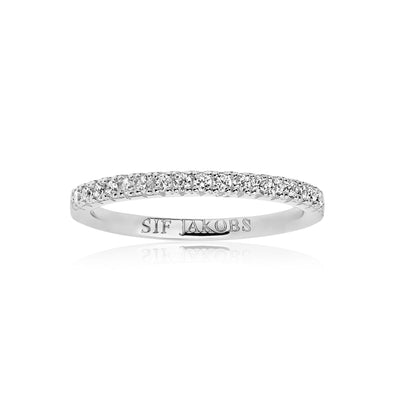 Sif Jakobs - Ellera Ring - Rhodineret Sølv m. Zirkoner