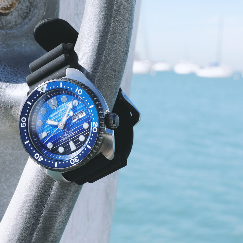Seiko Prospex Save the Ocean Automatic SRPC91K1 Diver Herre Ur - Stål m. Gummirem