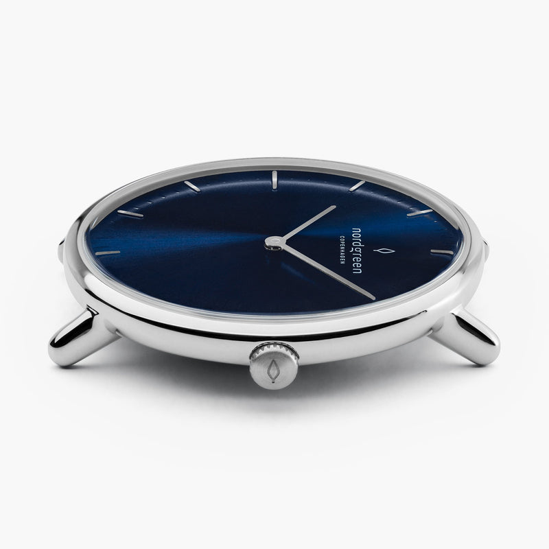 Nordgreen - Native Navy Dial Stainless Steel Watch Strap 5-Link