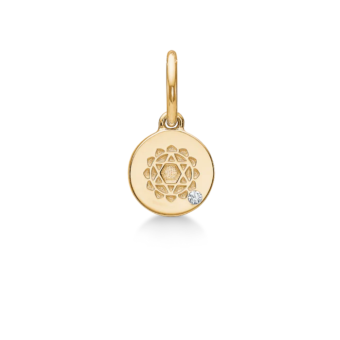Ro Copenhagen Inner Peace Hjertechakra Vedhæng 18 kt. Guld