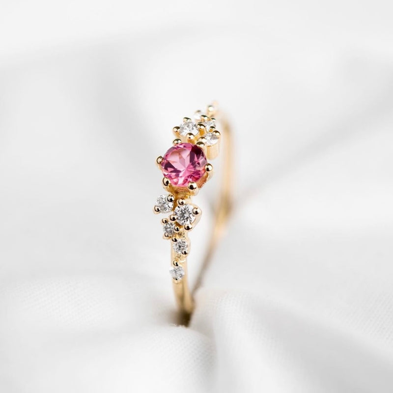 Nuran Twinkle Ring 14 kt. Guld