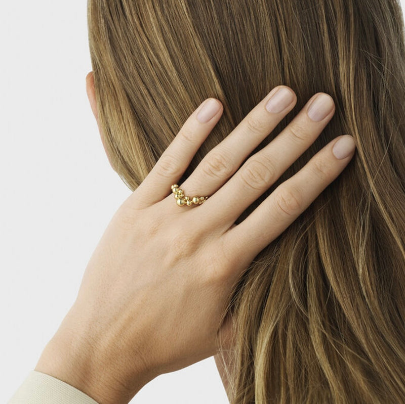 Georg Jensen Moonlight Grapes Ring 18 kt. Guld