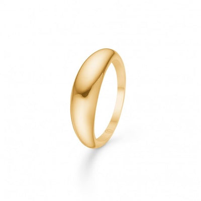 Mads Z Half Moon Ring - 14 kt. Guld