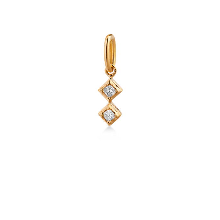 Ro Copenhagen Rå Classic Diamant Harlekin Vedhæng 18 kt. Guld