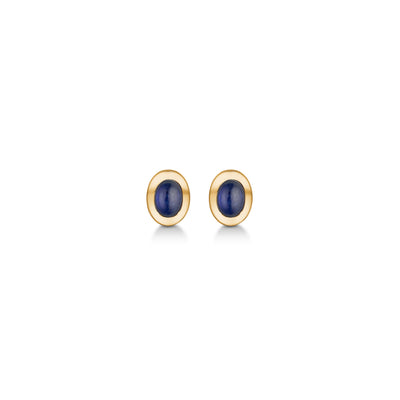 Mads Z Cabochon Sapphire Øreringe - 14 kt. Guld m. 0.50 ct. Safir