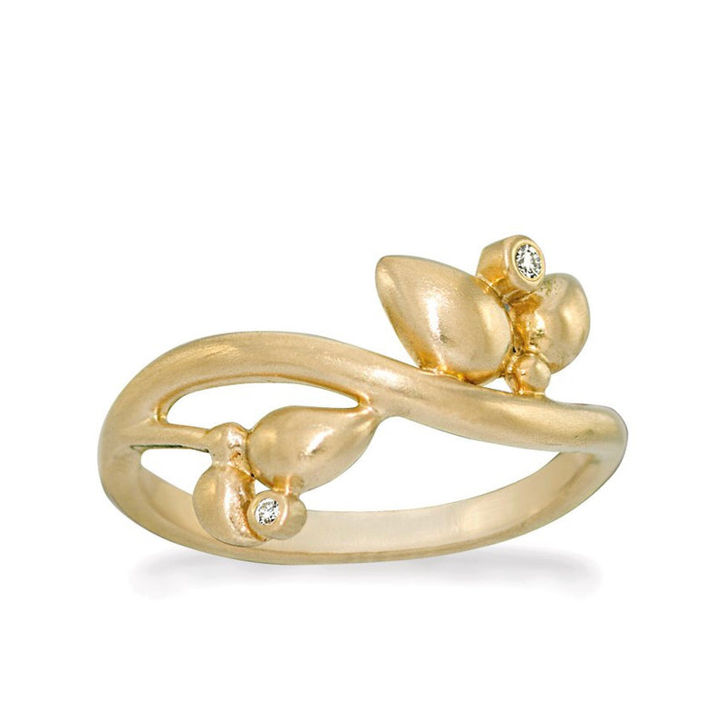 Rabinovich Diamond Star Ring 14 kt. Guld