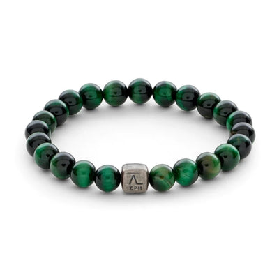 Alexander Lynggaard Cph ColorUp Tiger Eye Green Armbånd (8mm.)