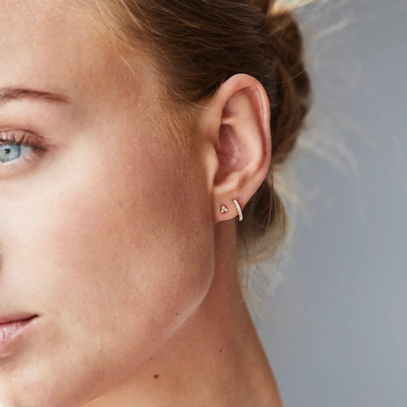 Ro Copenhagen Orbit Dot Ørestik 18 kt. Guld