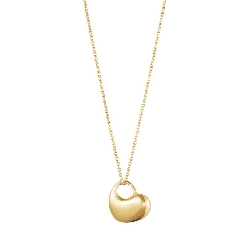 Georg Jensen Heart Halskæde 18 kt. Guld