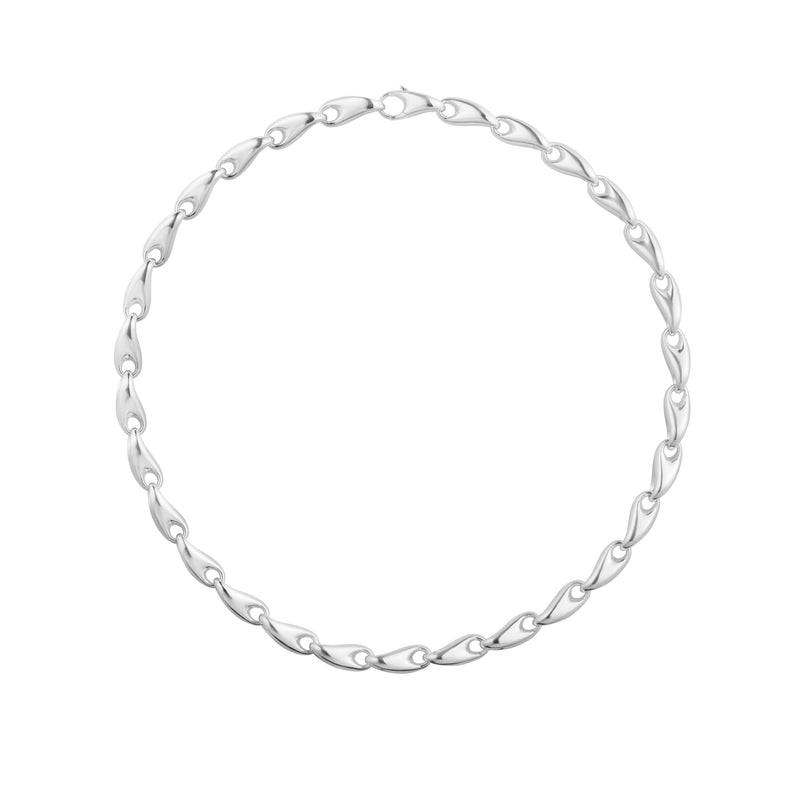 Georg Jensen Reflect Medium Link Halskæde Sølv