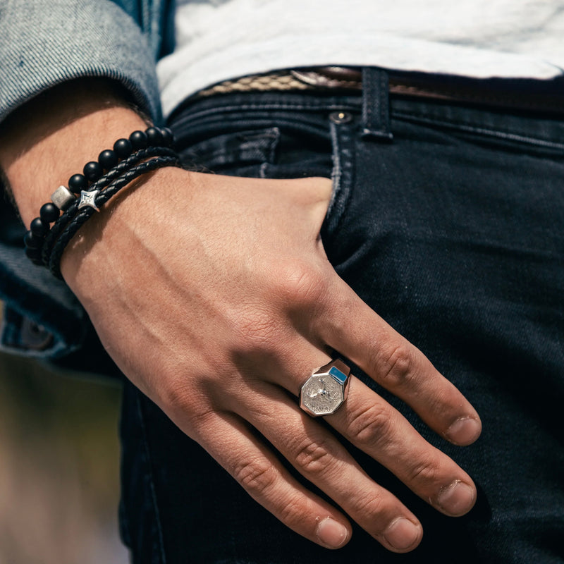 Alexander Lynggaard Cph Black Bolo Læder Armbånd