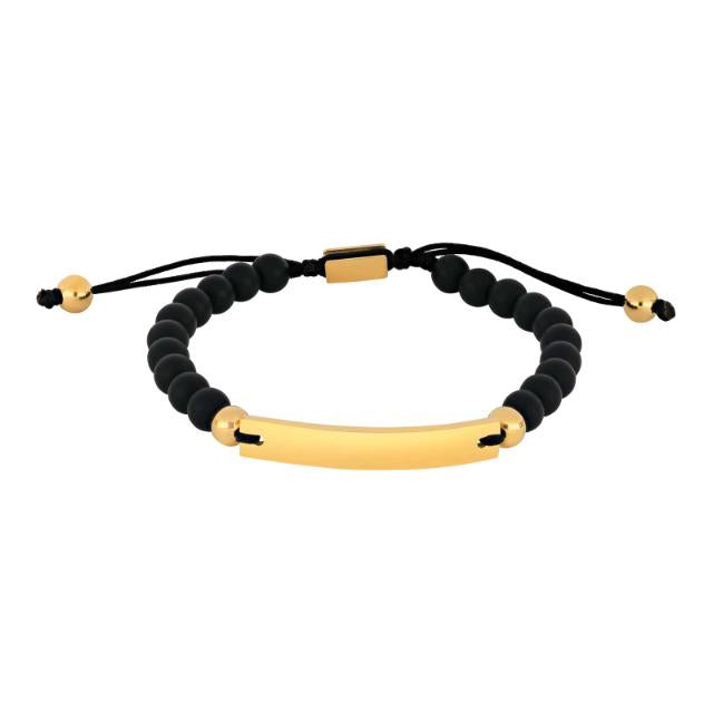 Son of Noa Armbånd Sort Onyx m. Plade