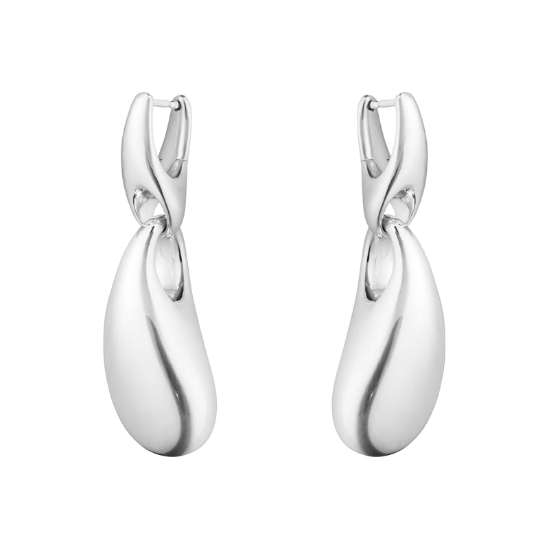 Georg Jensen Reflect Drop Øreringe Sølv