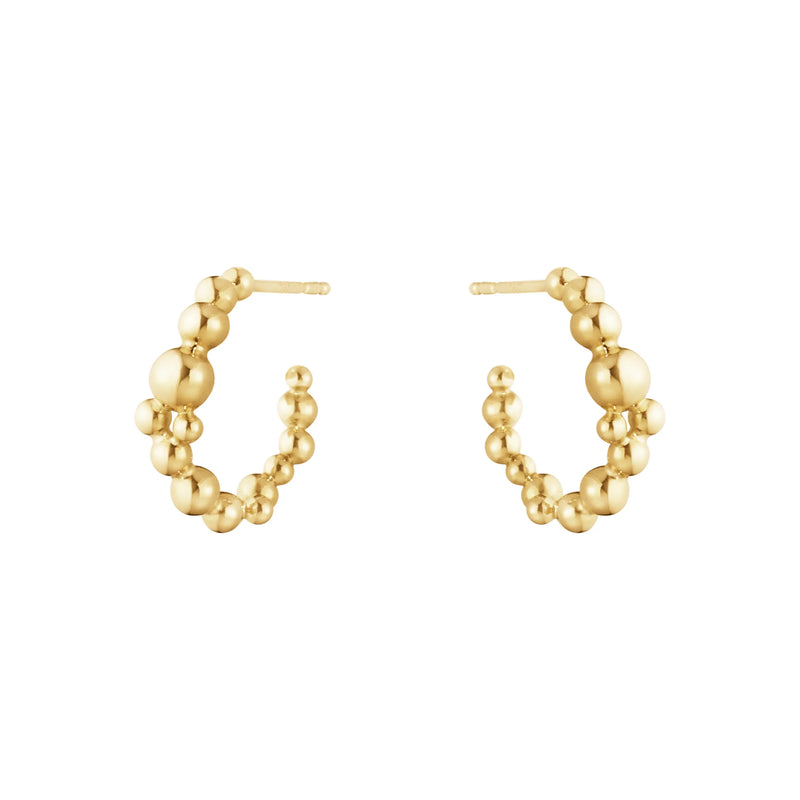 Georg Jensen Moonlight Grapes Creol Øreringe 18 kt. Guld