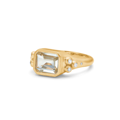 Ro Copenhagen Orbit Octagon Ring 18 kt. Guld