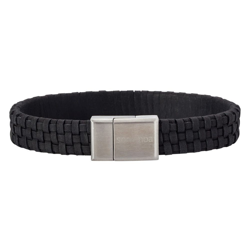 Son of Noa Armbånd Sort Læder m. Stål