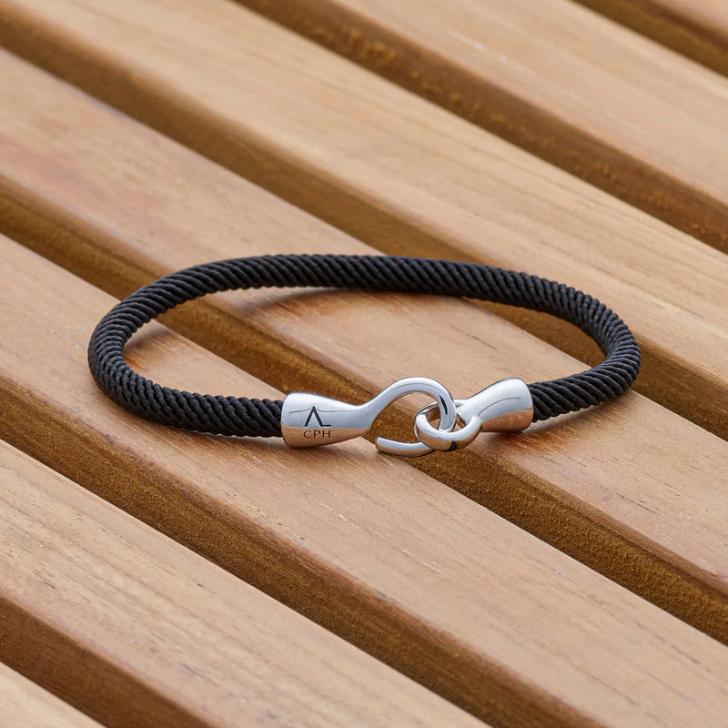 Alexander Lynggaard Cph Maritime Black Armbånd