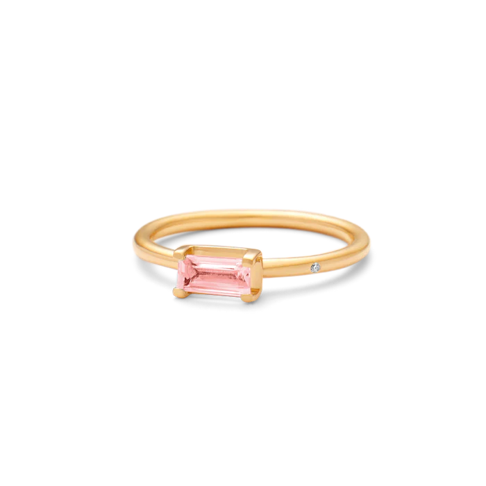 Ro Copenhagen Nord Pink Small Ring 18 kt. Guld