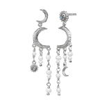 Maanesten Astrea Øreringe Sølv