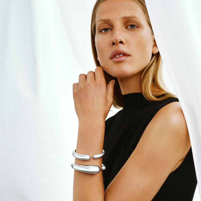 Georg Jensen Mercy Mega Armring Hænglset Sølv
