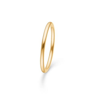 Mads Z Poetry Plain Ring - 14 kt. Guld