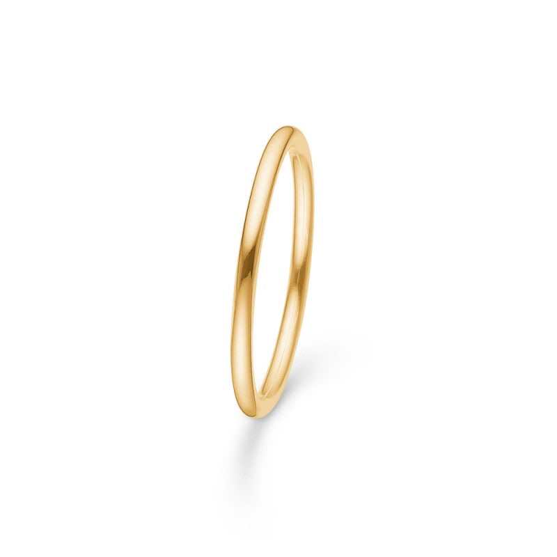 Mads Z Poetry Plain Ring - 14 kt. Guld