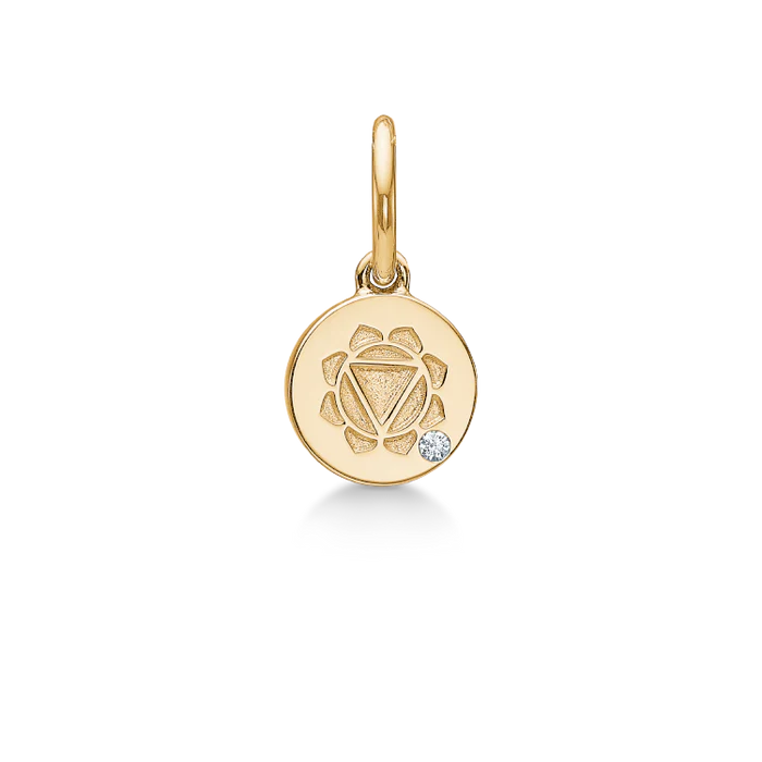 Ro Copenhagen Inner Peace Solar Plexus Chakra Vedhæng 18 kt. Guld