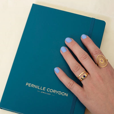 Pernille Corydon Daylight Large Ring Forgyldt Sølv